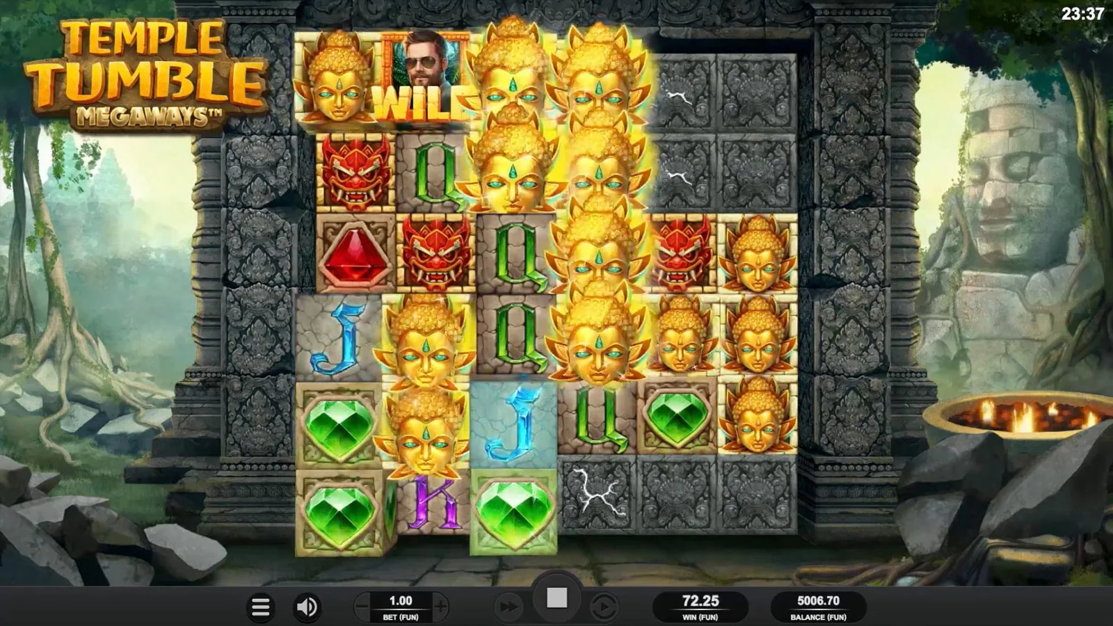 Temple Tumble Bonus Gameplay